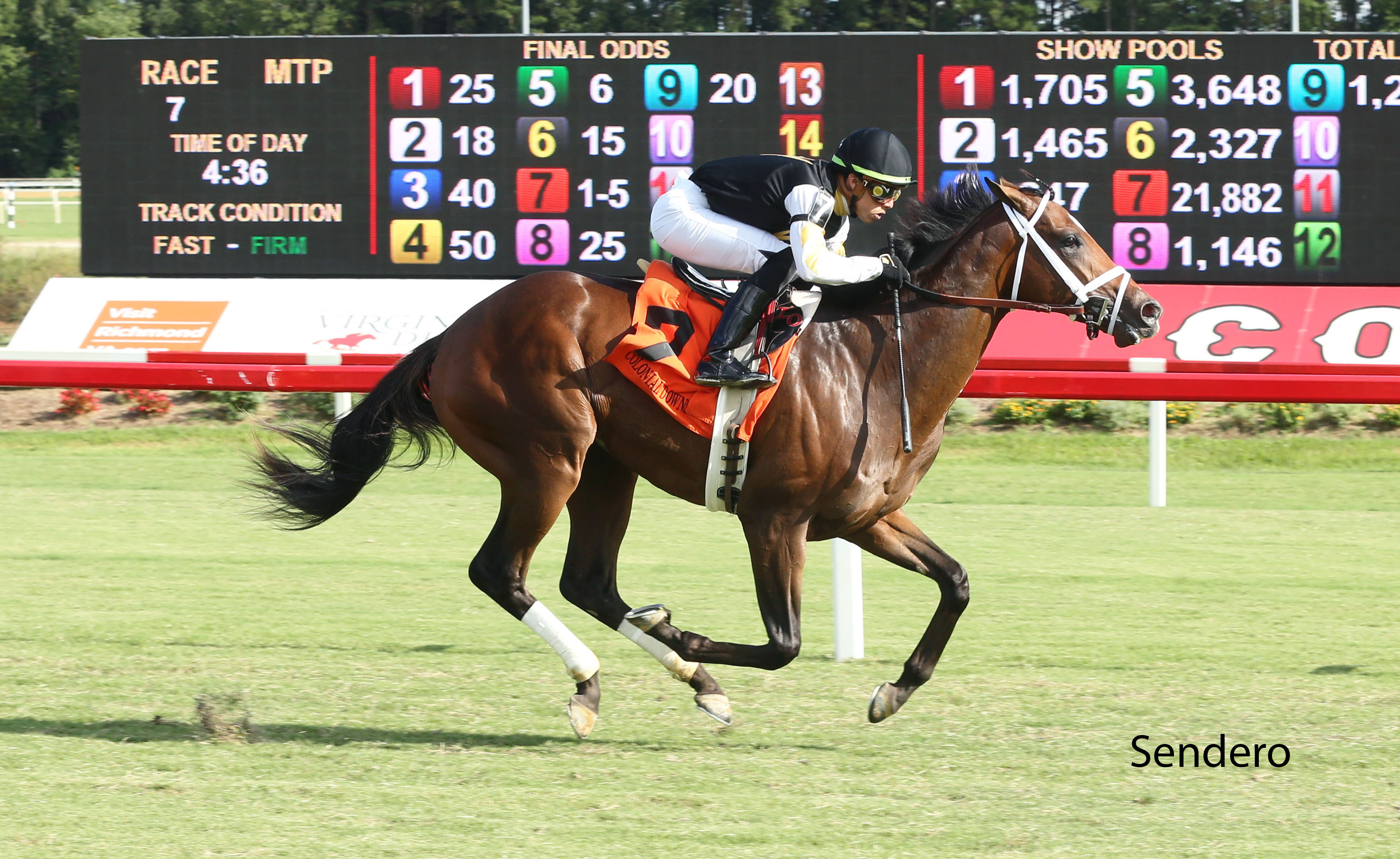 Racing image of Sendero